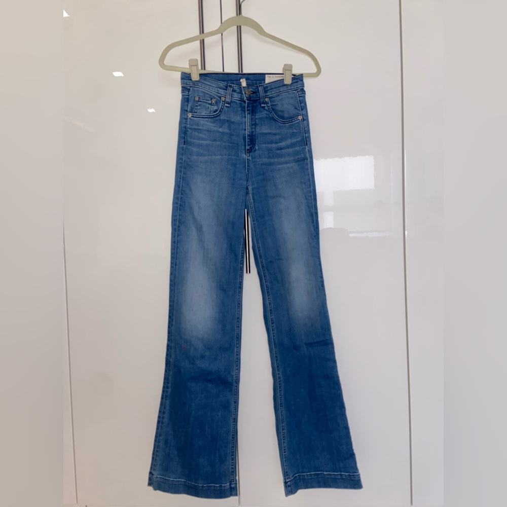 Rag & Bone Flare Blue Jeans